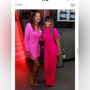 Hot pink suit dress - Size 4